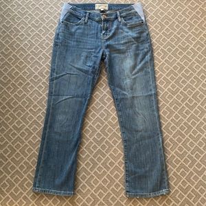 Hatch Maternity Kick Flare Crop Jean